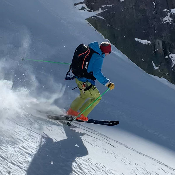 Smučanje s Pas de Chèvre